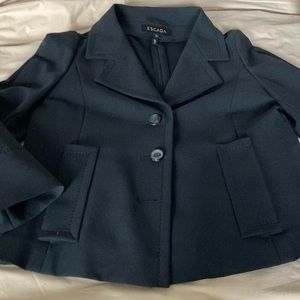 Escada black jacket size 36